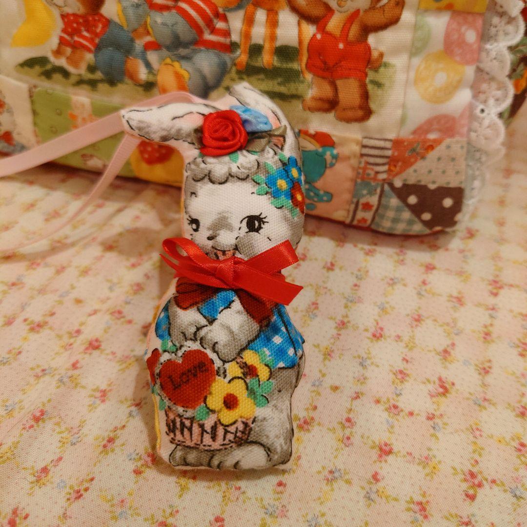 ハンドメイド　パッチワークミニバッグ