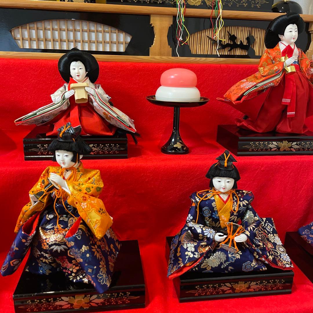 伝統的な雛人形セット　7段