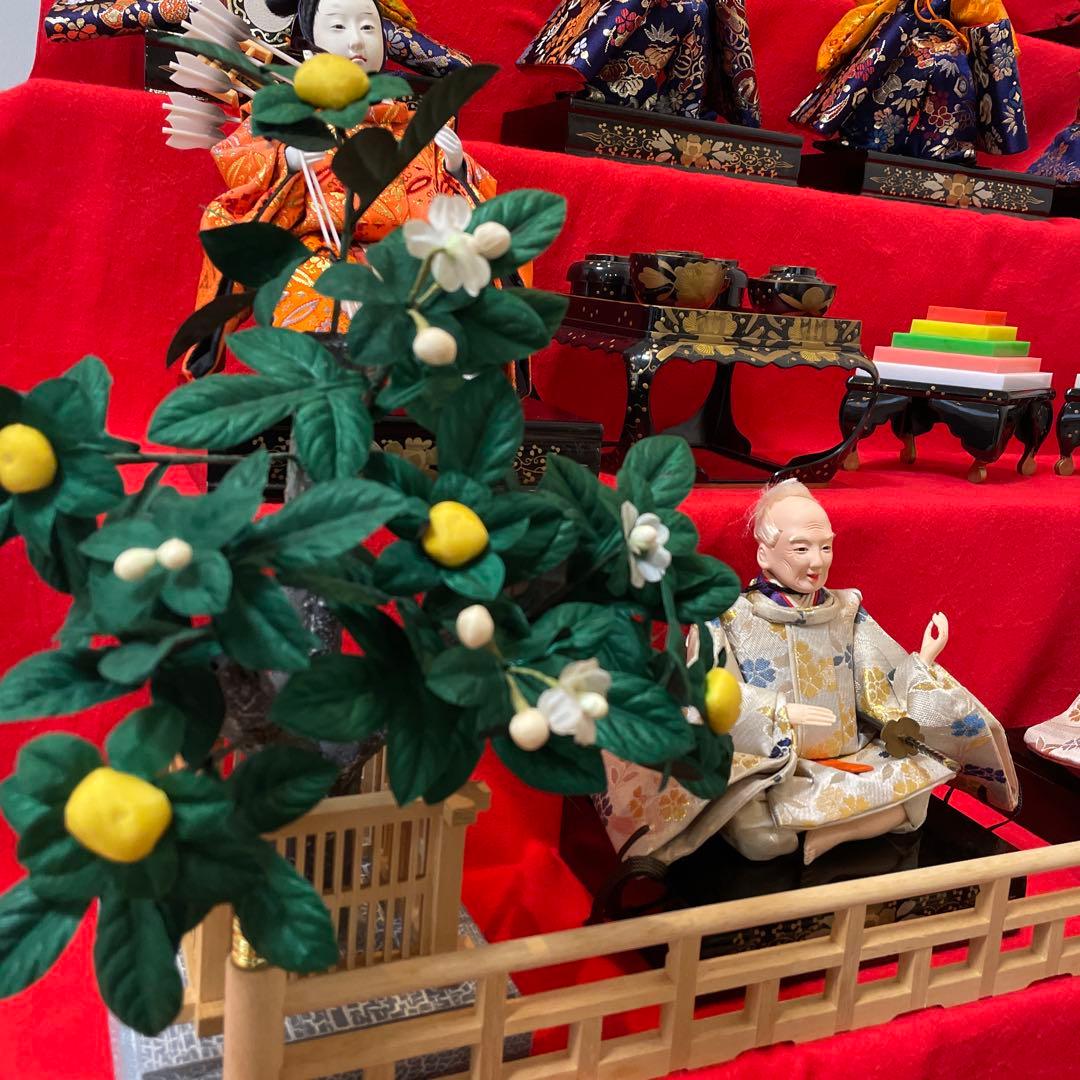伝統的な雛人形セット　7段