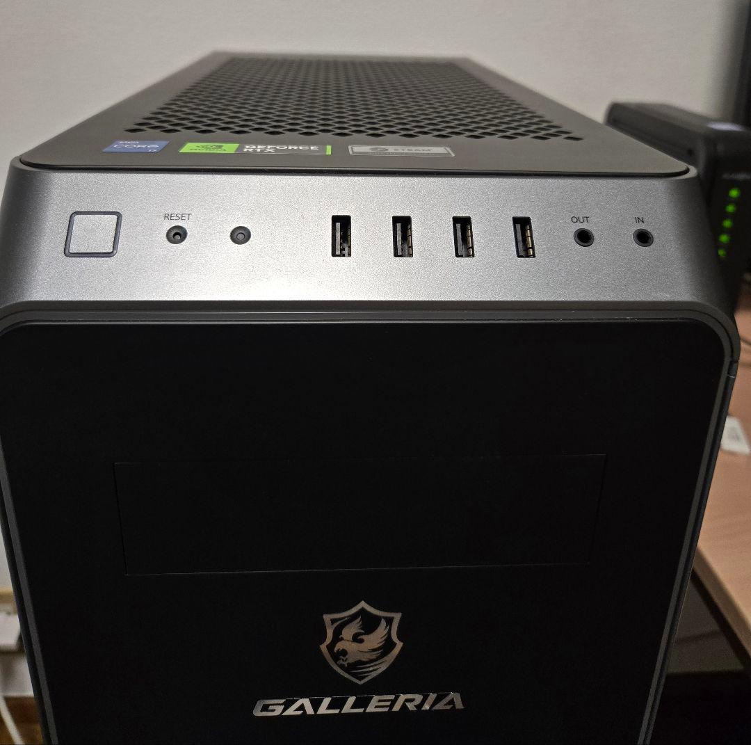 水冷 GALLERIA ゲーミングpc i7 13700F RTX4060Ti