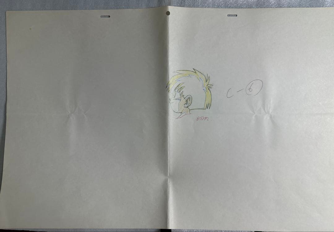 （2/26まで出品 ドラゴンボール　A3原画　ミスターサタン　パン