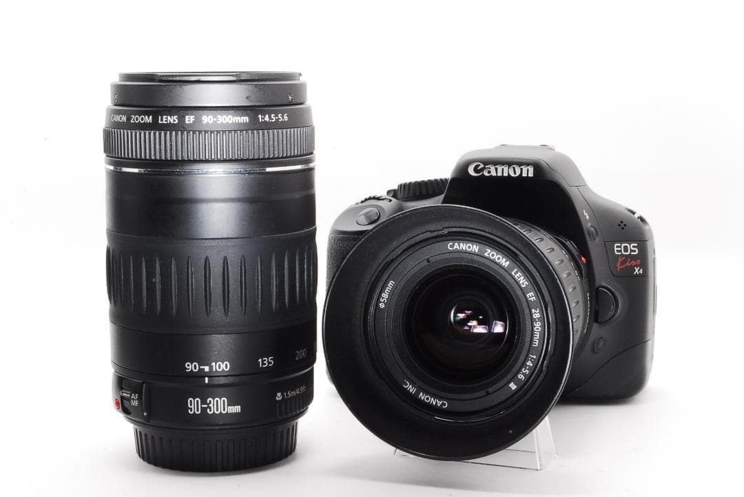 高画質✖️低価格Canon Kiss X4 ダブルレンズセット☘️初心者サポート