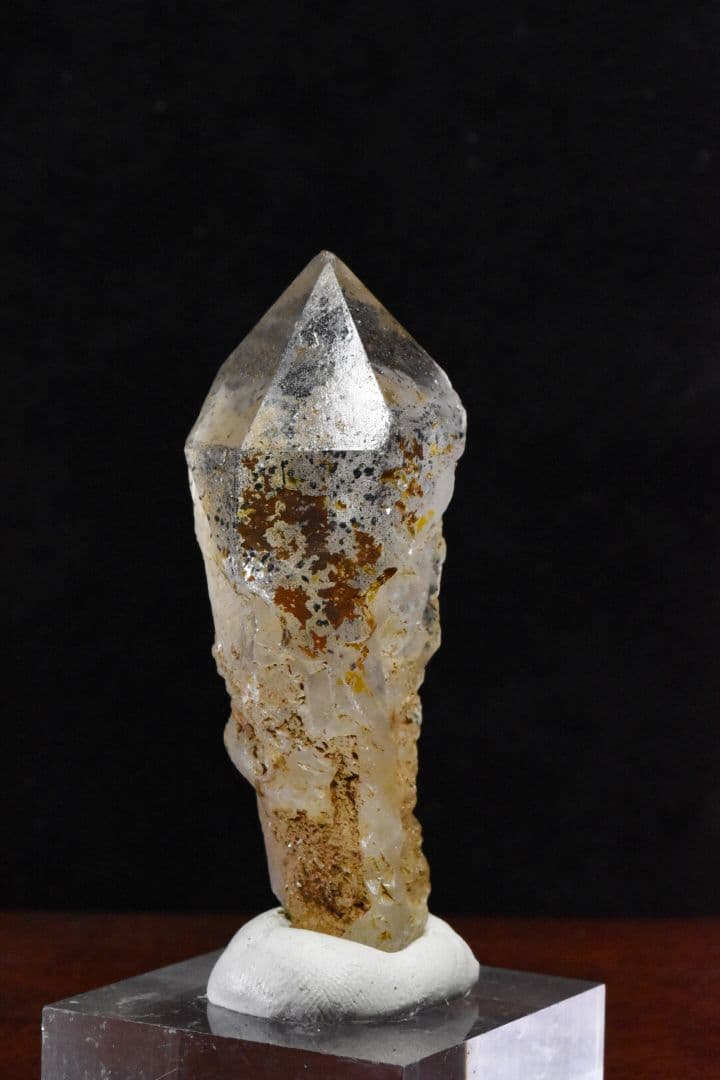 タンザニア モンドクォーツ セプター ヘマタイトインクル T-66