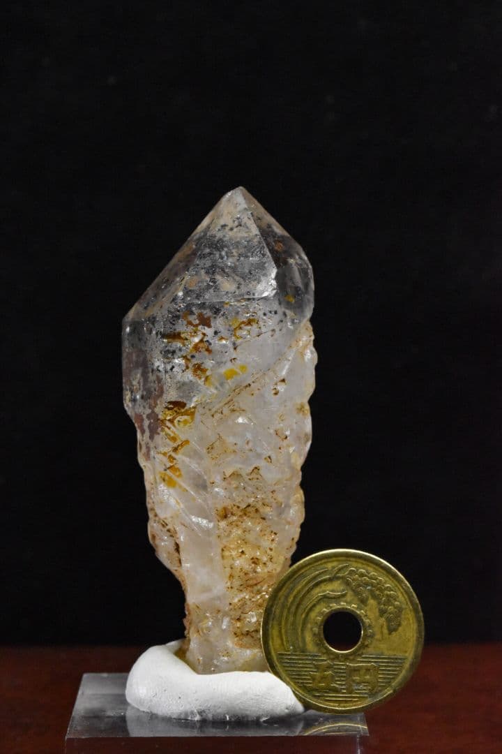 タンザニア モンドクォーツ セプター ヘマタイトインクル T-66