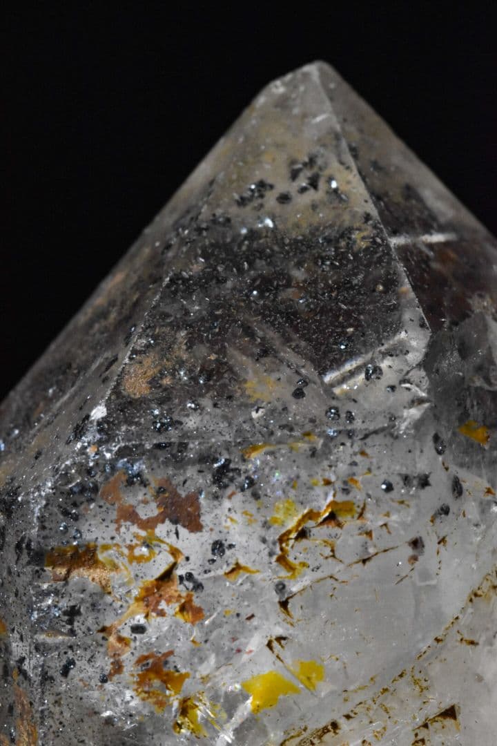 タンザニア モンドクォーツ セプター ヘマタイトインクル T-66