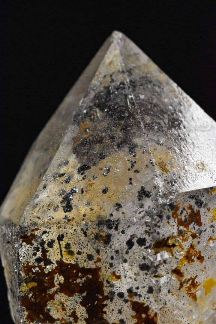 タンザニア モンドクォーツ セプター ヘマタイトインクル T-66