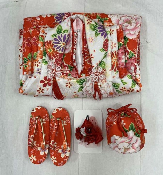 (6507)　♥ 七五三 三歳 女の子 ♥ 被布セット ♥