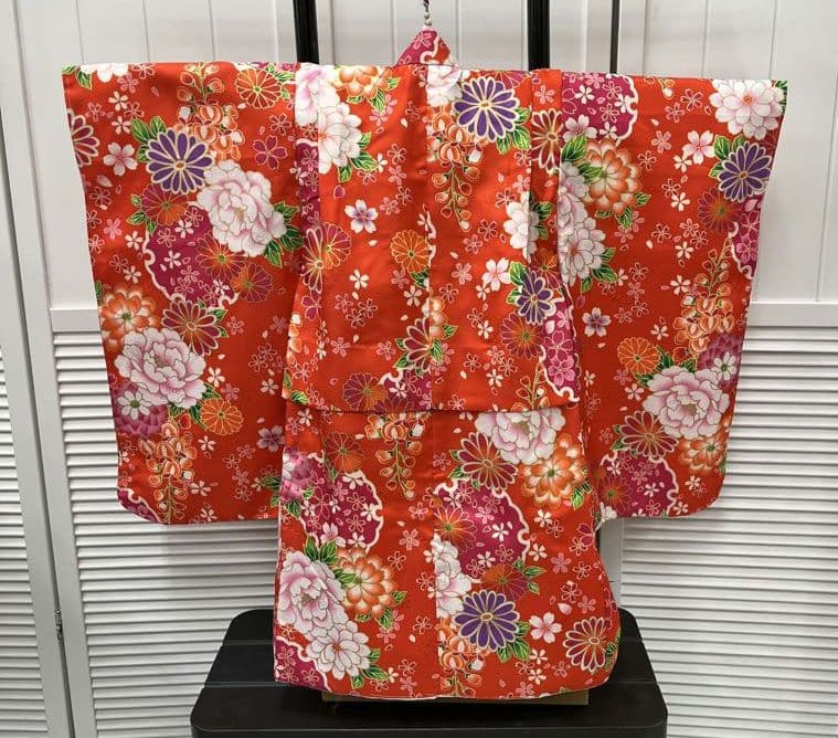 (6507)　♥ 七五三 三歳 女の子 ♥ 被布セット ♥