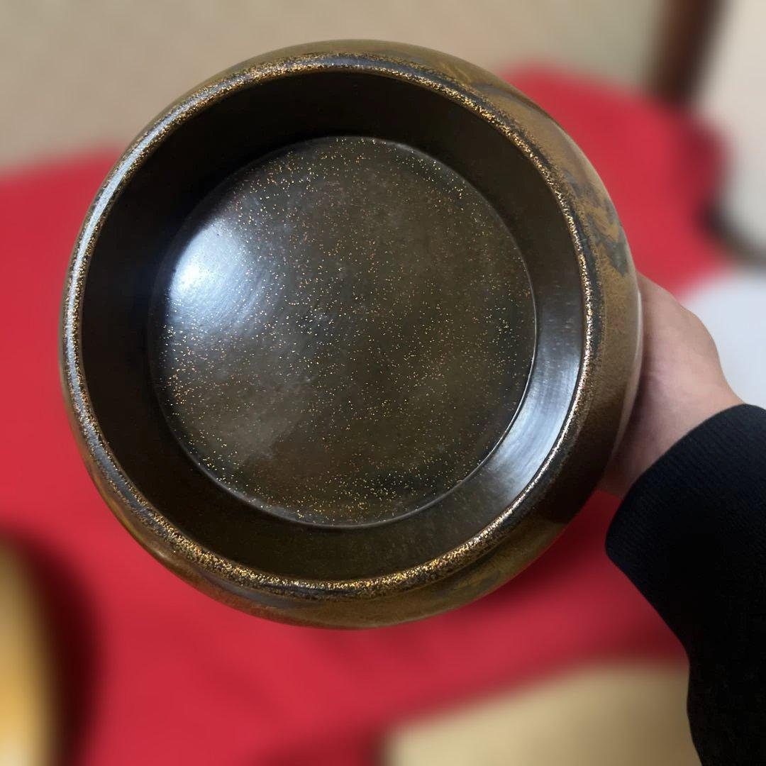 時代骨董品　古美術　梨子地蒔絵御菓子器