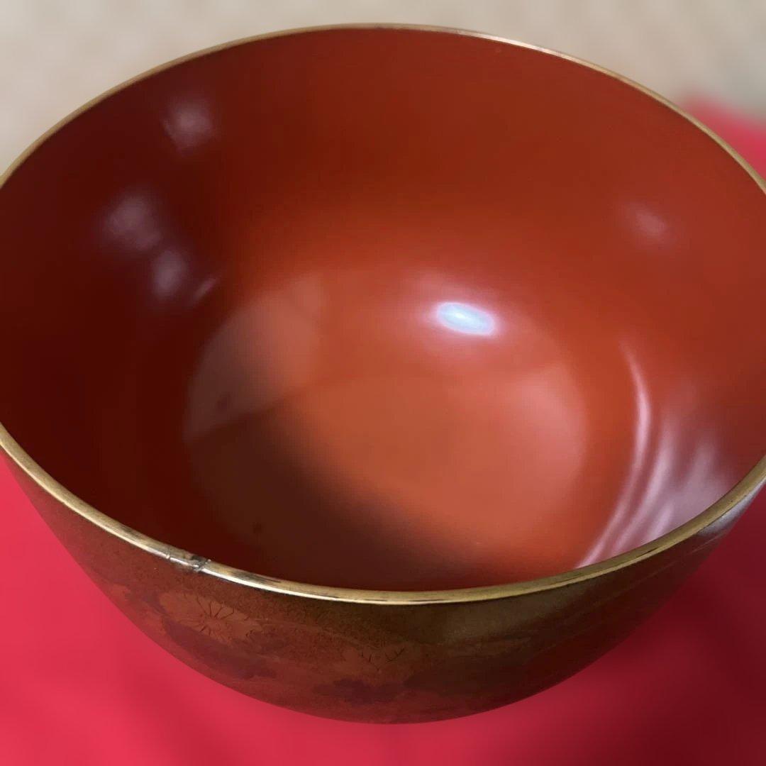 時代骨董品　古美術　梨子地蒔絵御菓子器