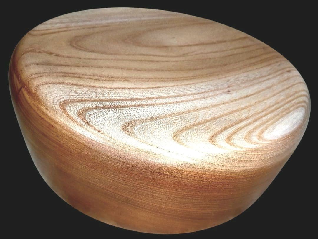 【未使用品】木目が美しい■木地茶櫃■