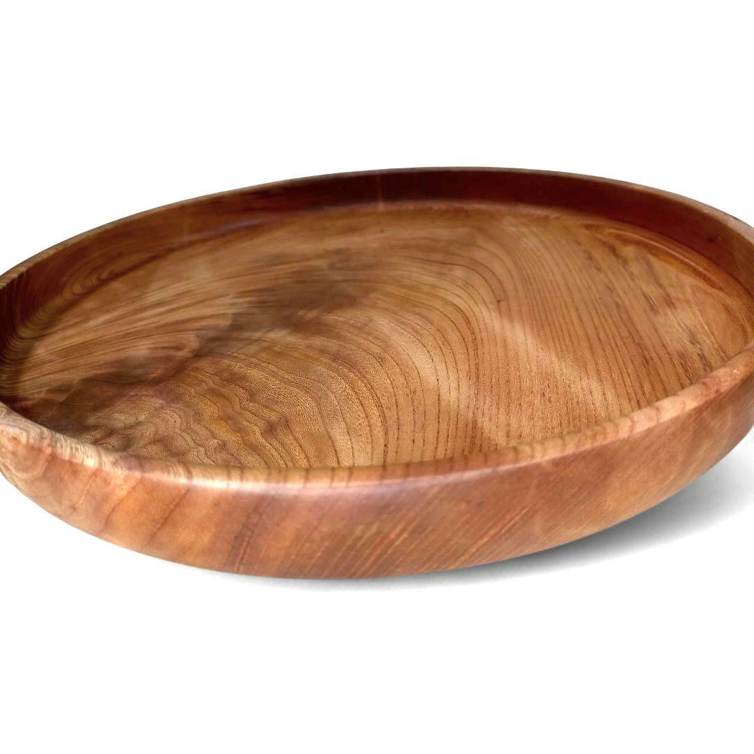 【未使用品】木目が美しい■木地茶櫃■