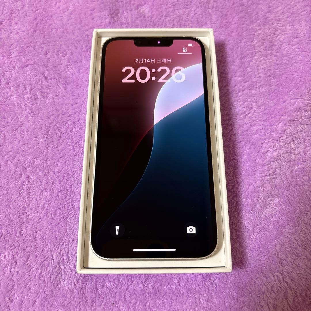 Apple iPhone13 128GB スターライト　本体のみ　83%