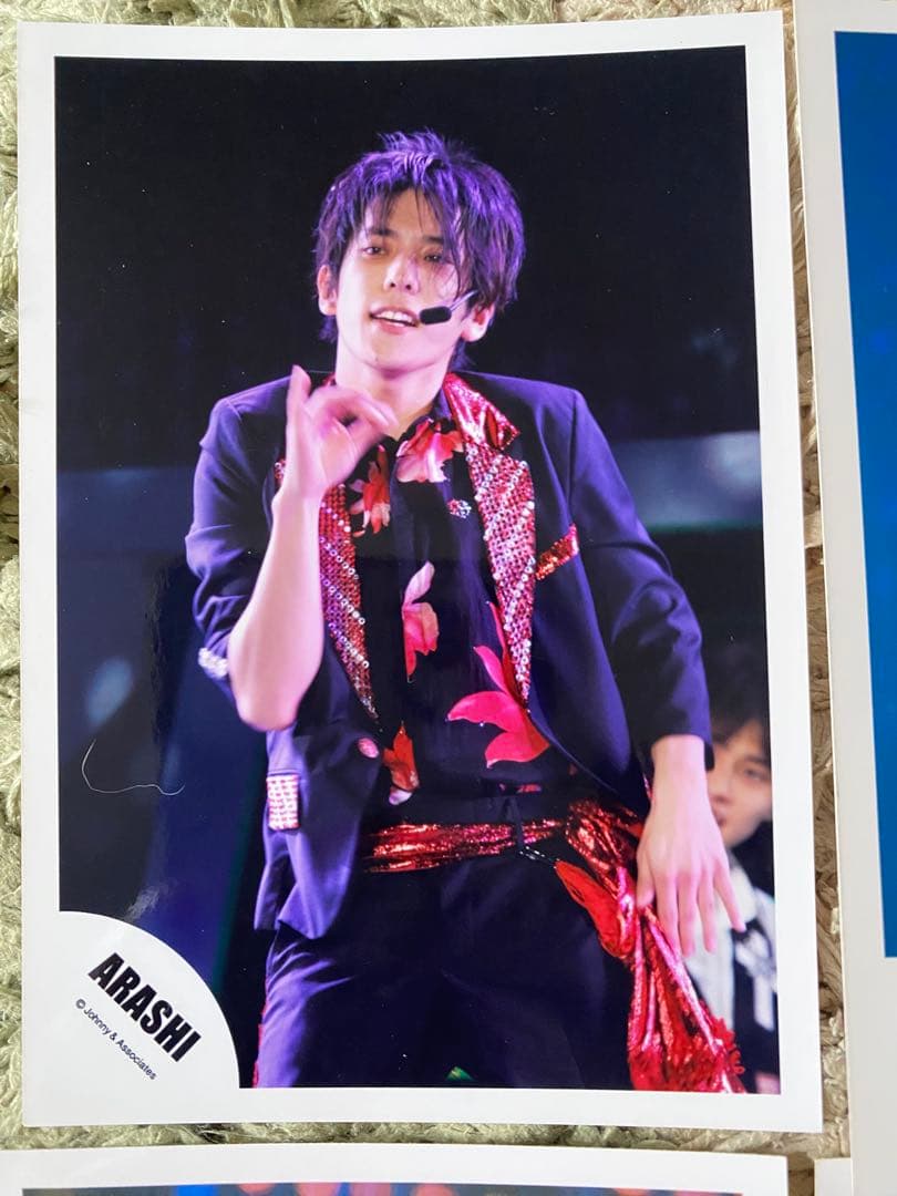 嵐 ARASHI 二宮和也 公式写真 9枚セット 嵐ロゴ 旧ロゴ