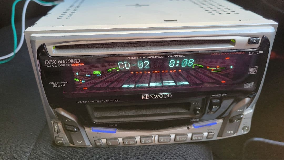 KENWOOD DPX-6000MD CD/MD デッキ SUBARU14P