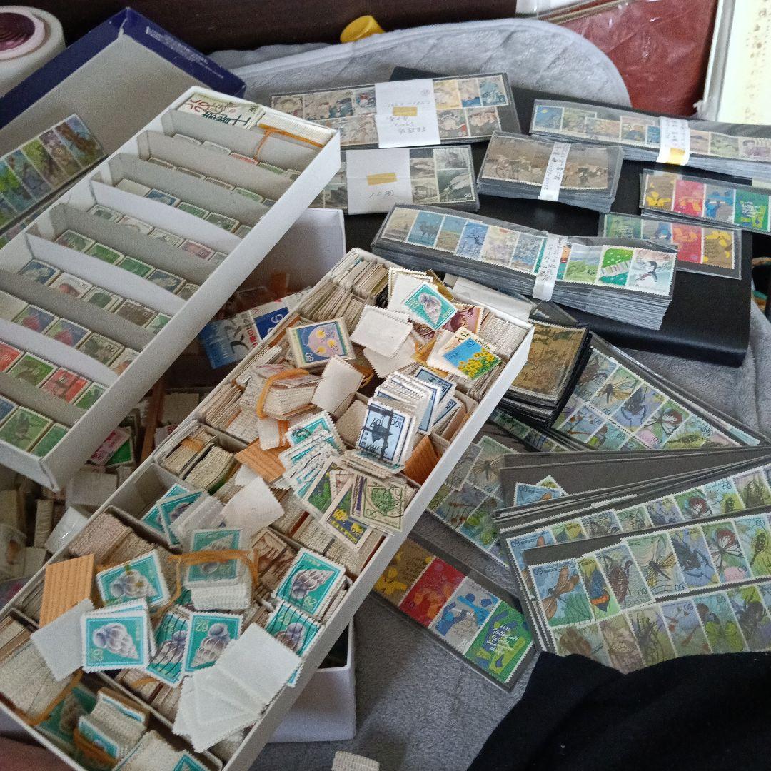 日本の古い使用済み切手セット 多数のデザイン