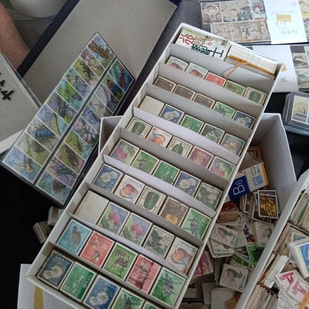 日本の古い使用済み切手セット 多数のデザイン