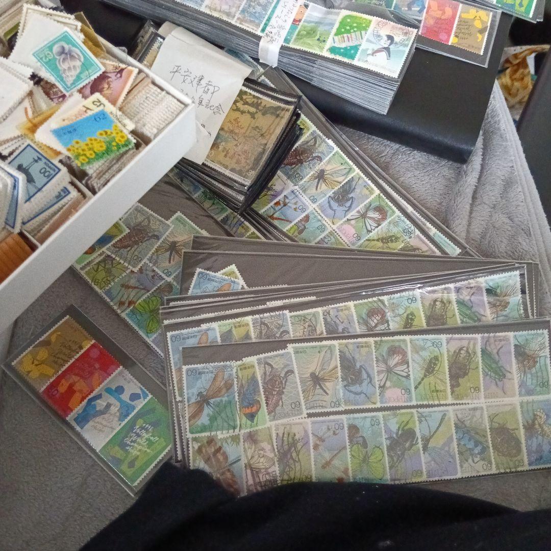 日本の古い使用済み切手セット 多数のデザイン