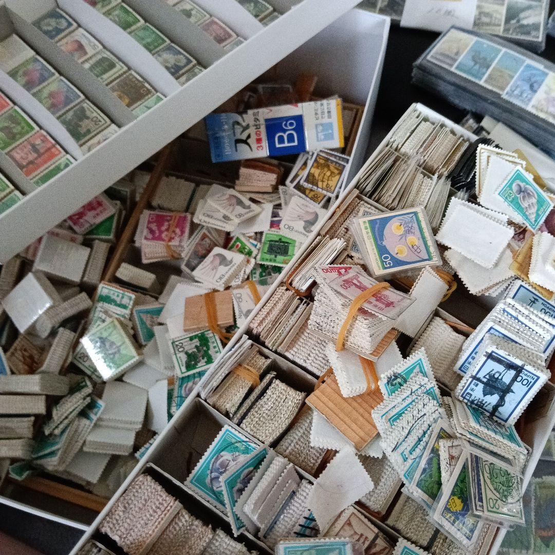 日本の古い使用済み切手セット 多数のデザイン