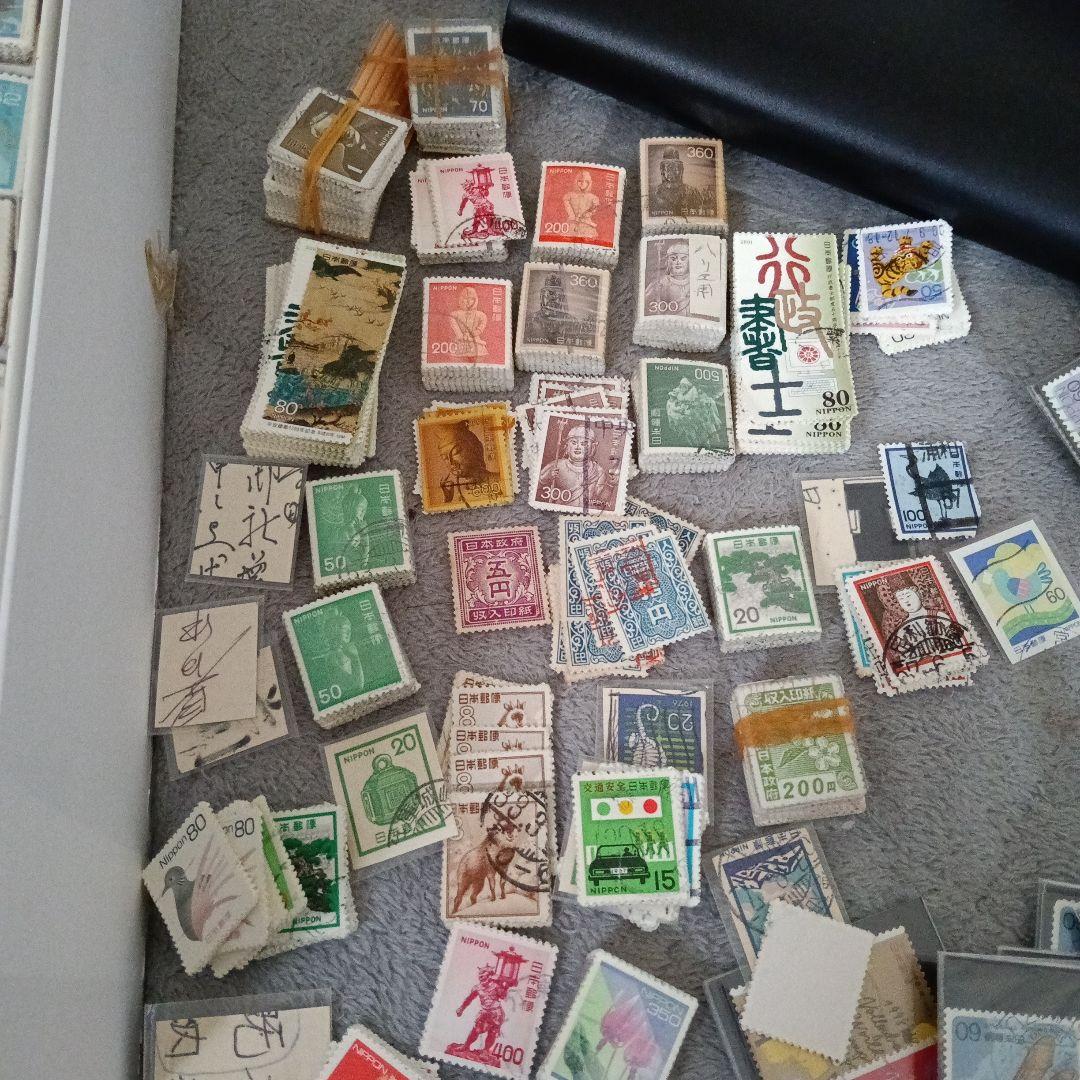 日本の古い使用済み切手セット 多数のデザイン