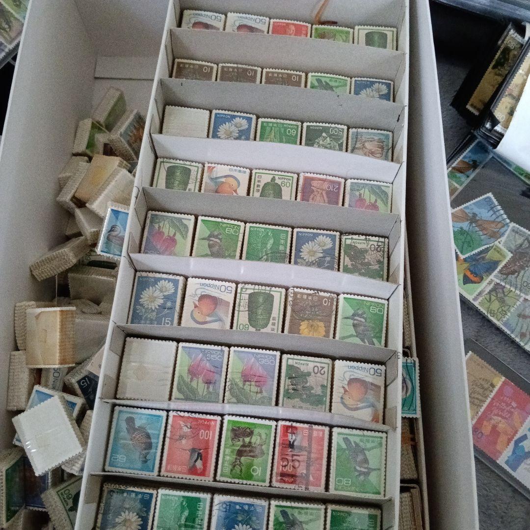 日本の古い使用済み切手セット 多数のデザイン
