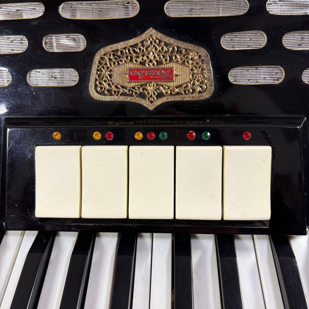 【全鍵盤音出しOK】TOMBO No.65 アコーディオン 80ベース 34鍵盤