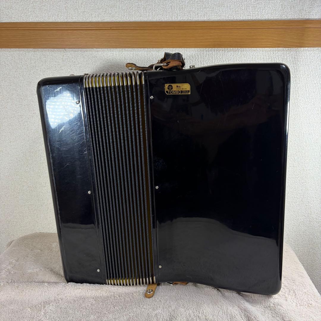 【全鍵盤音出しOK】TOMBO No.65 アコーディオン 80ベース 34鍵盤