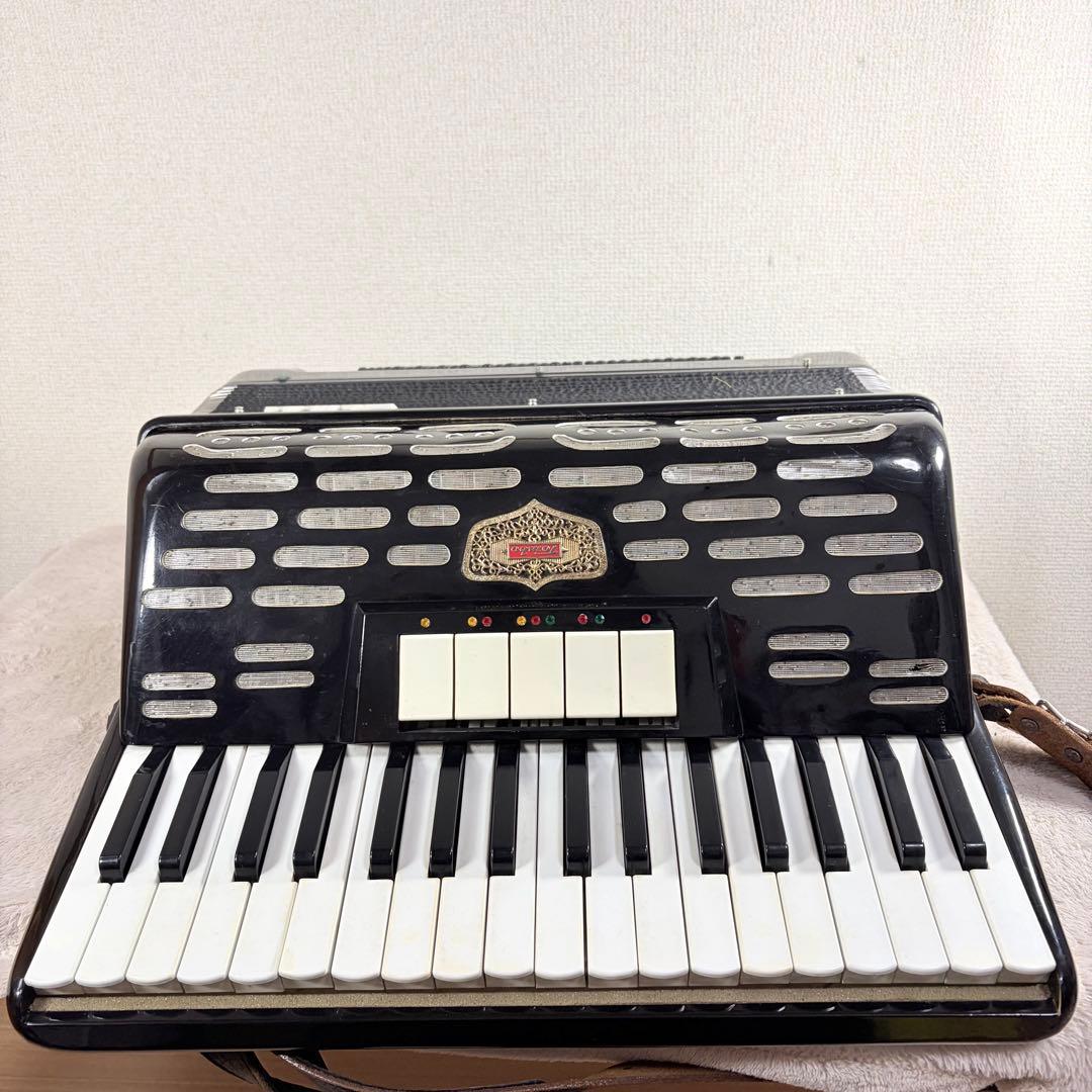 【全鍵盤音出しOK】TOMBO No.65 アコーディオン 80ベース 34鍵盤
