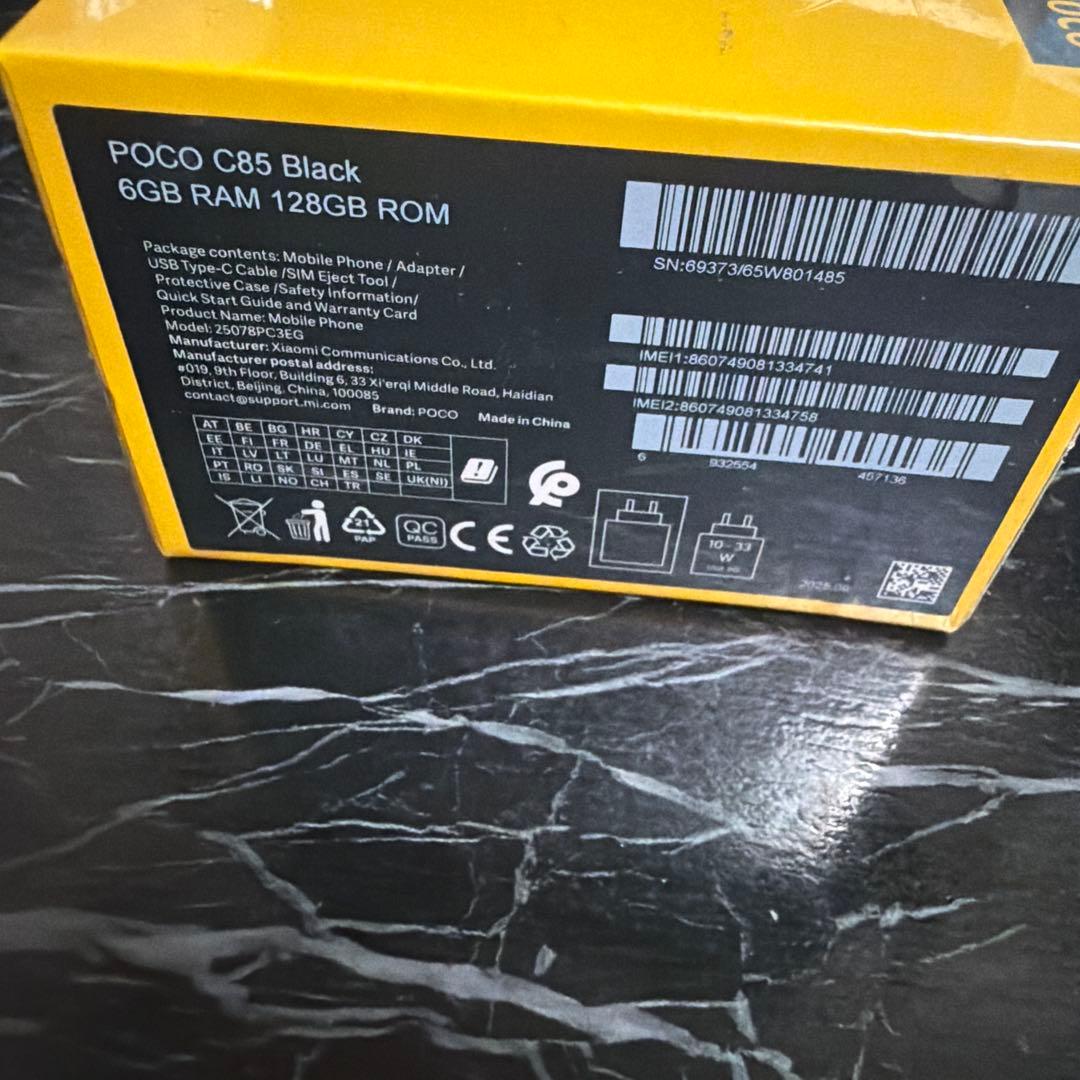 POCO c85 6GB 128GB 新品未開封