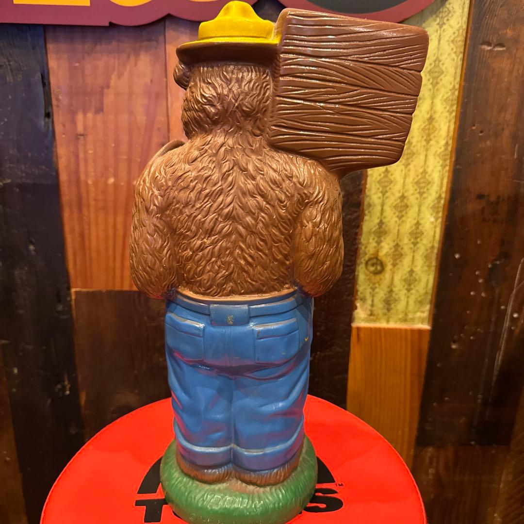 70s Play Pal スモーキーベア 35cm 貯金箱 底蓋あり アメトイ