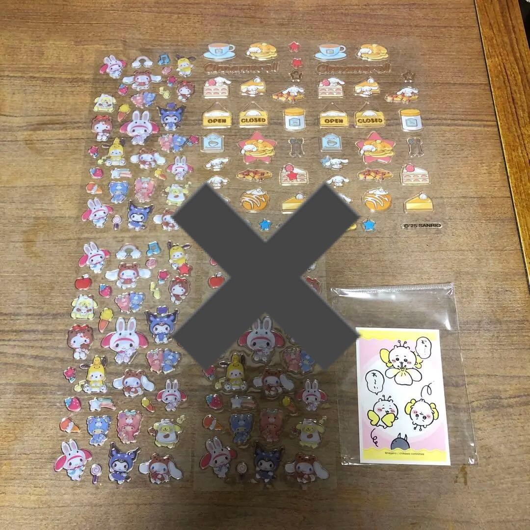 22 シール　セット　ちいかわ　サンリオ　マイメロディ　ステッカー　大量
