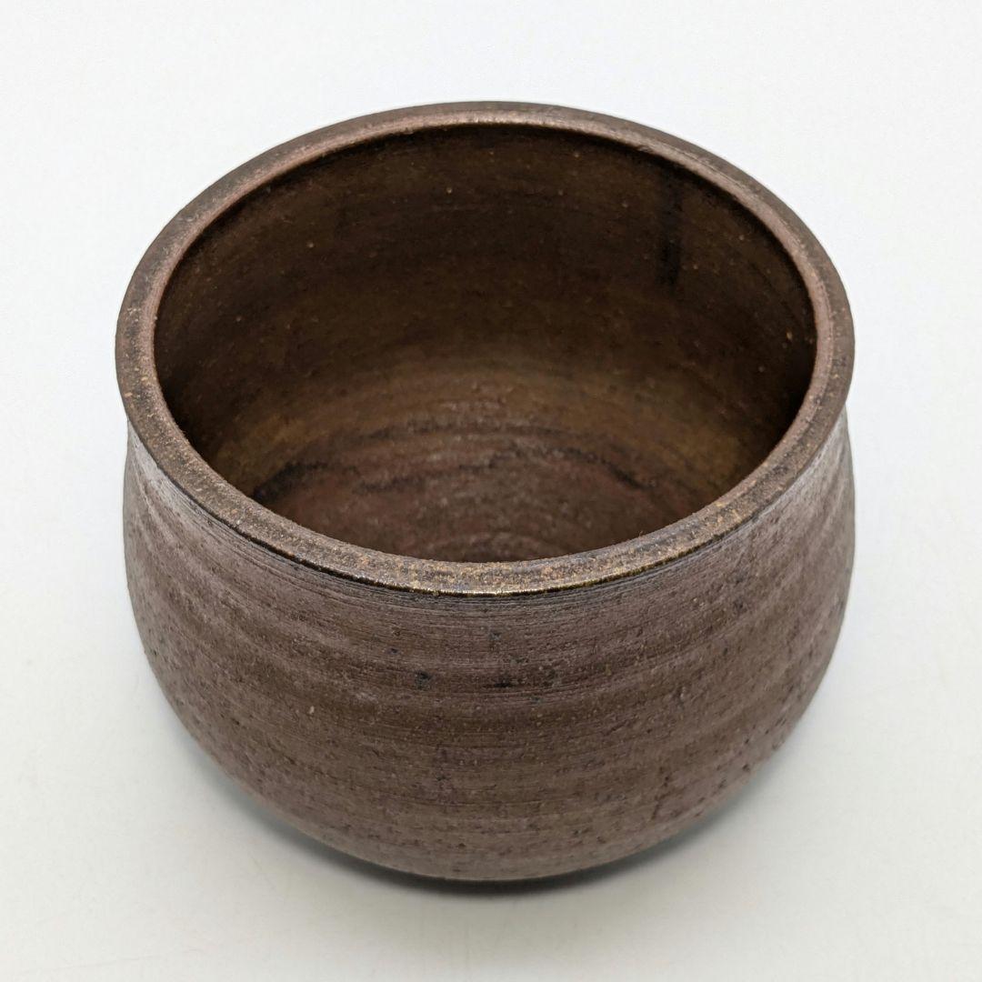 初代藤田龍峰 備前焼 建水 合箱 抹茶道具 茶器 食器 容器 茶こぼし 在銘