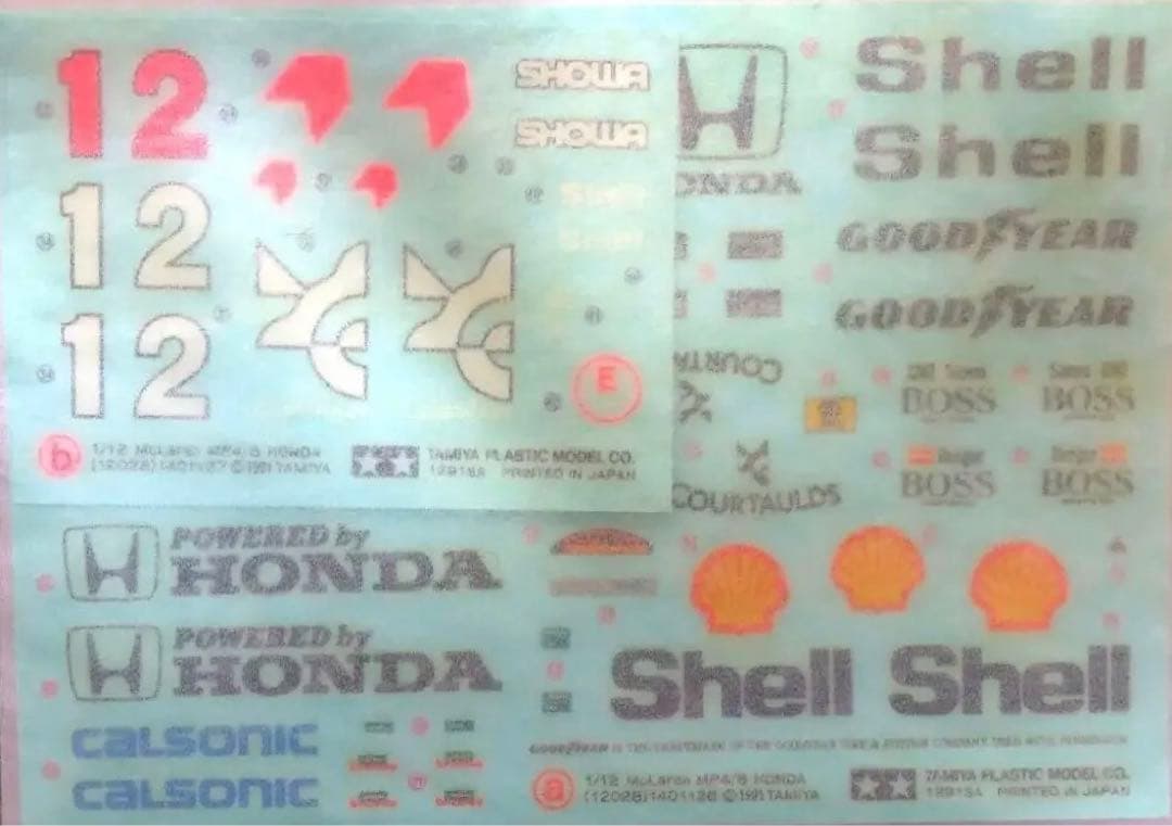 1/12マクラーレン MP4/6‼️マルボロデカール付き