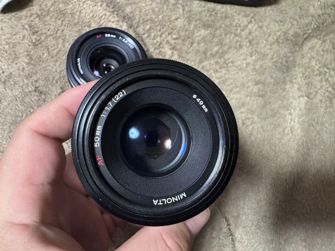 コニカミノルタ　α7 digital 単焦点レンズ2本セット