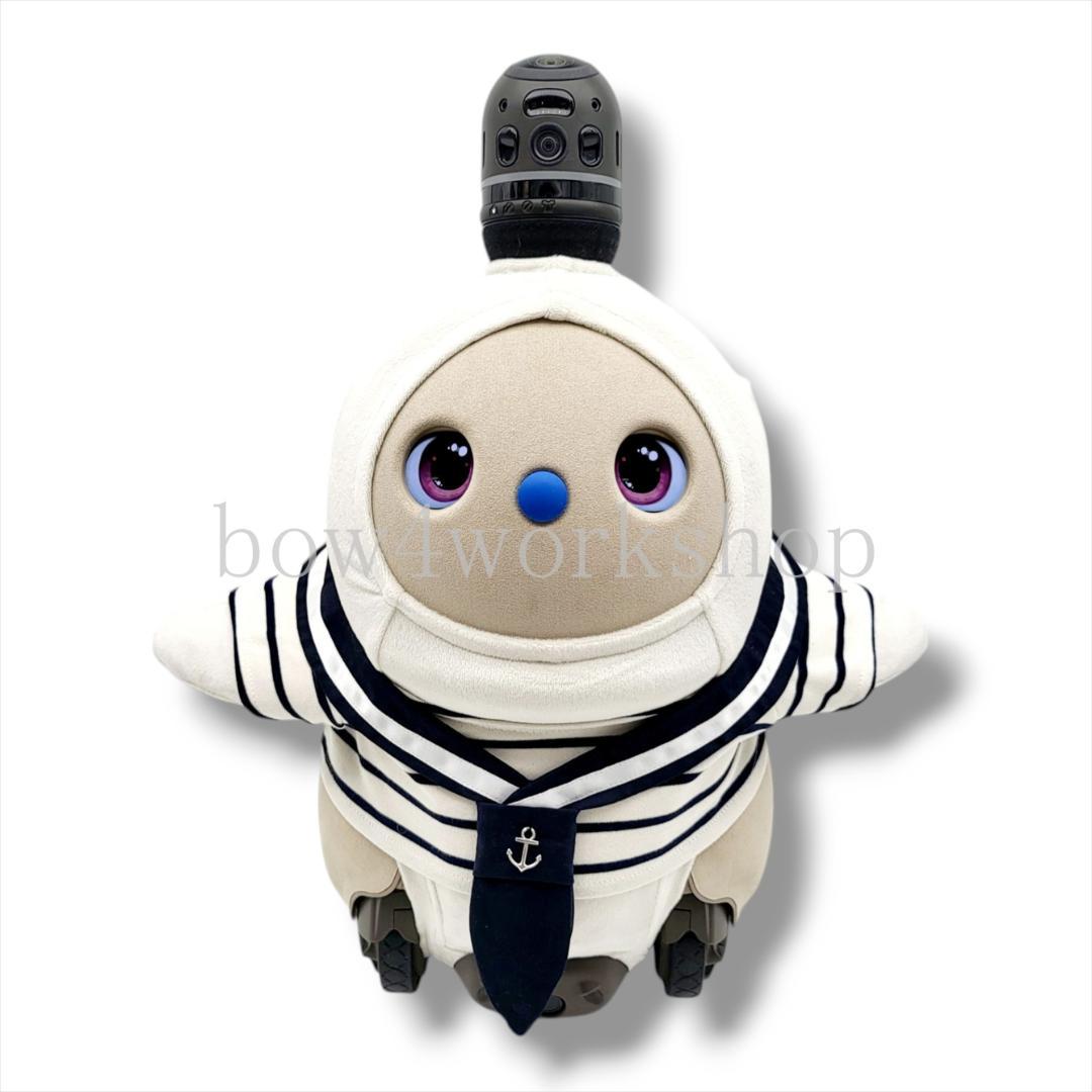 ラボット LOVOT ラボットの服ハンドメイド　ボーダTシャツ&セーラーカラ