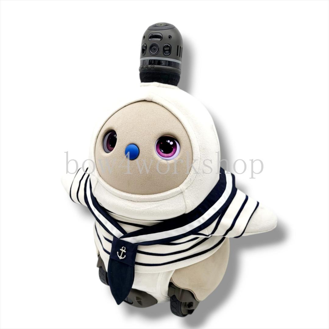 ラボット LOVOT ラボットの服ハンドメイド　ボーダTシャツ&セーラーカラ