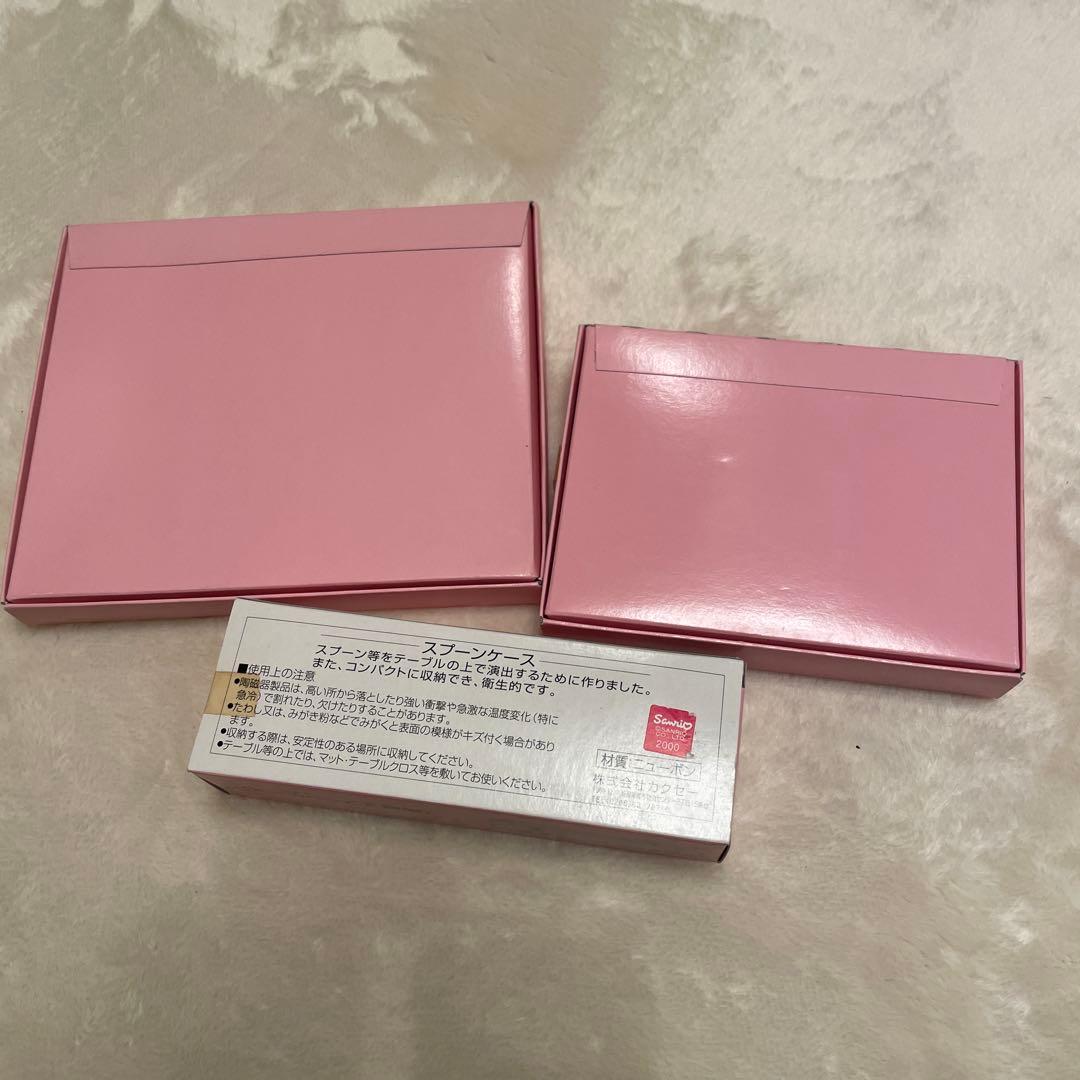 Hello Kitty Angel 未使用　スプーン　レスト　ケース　3点セット