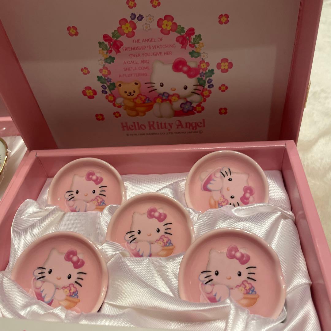 Hello Kitty Angel 未使用　スプーン　レスト　ケース　3点セット
