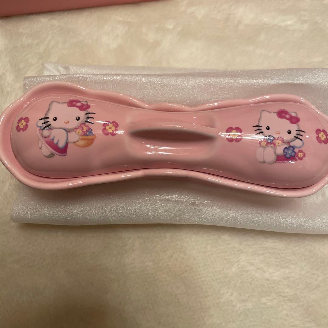 Hello Kitty Angel 未使用　スプーン　レスト　ケース　3点セット