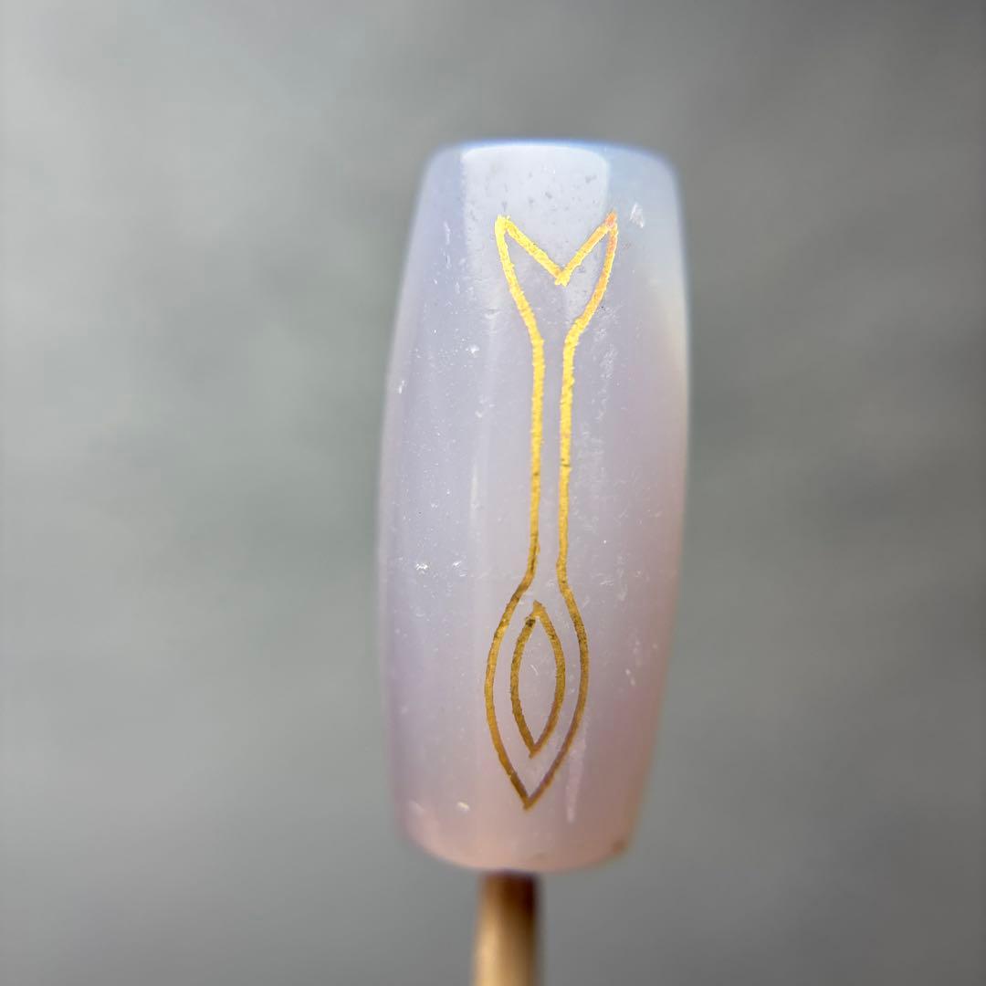 あずきちゃん金線双頭蓮観音天珠　3-2