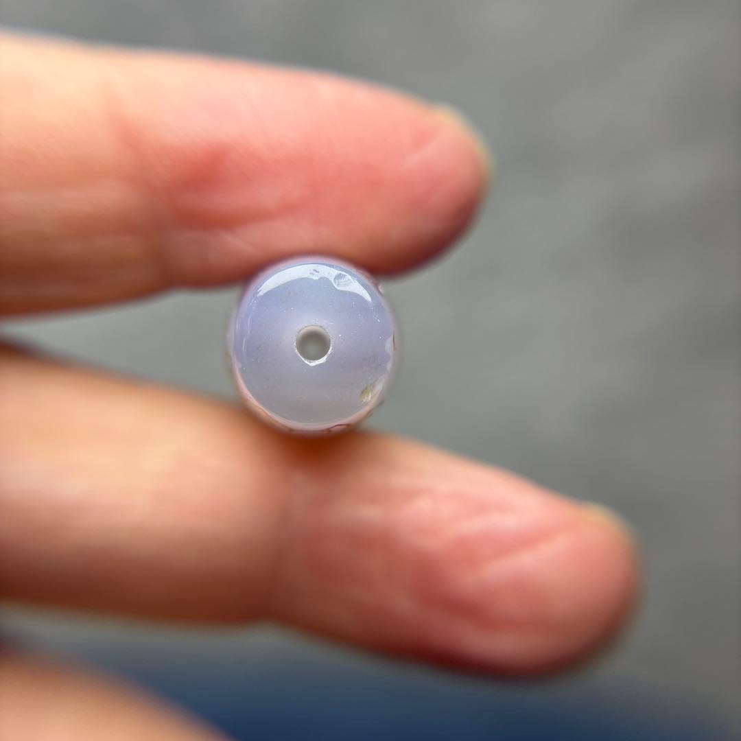 あずきちゃん金線双頭蓮観音天珠　3-2