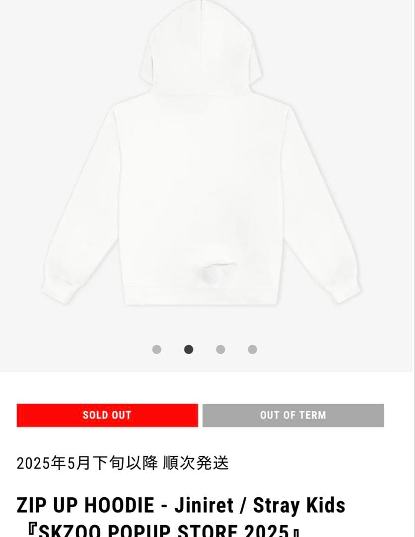 アイドル ZIP UP HOODIE - Jiniret / Stray Kids