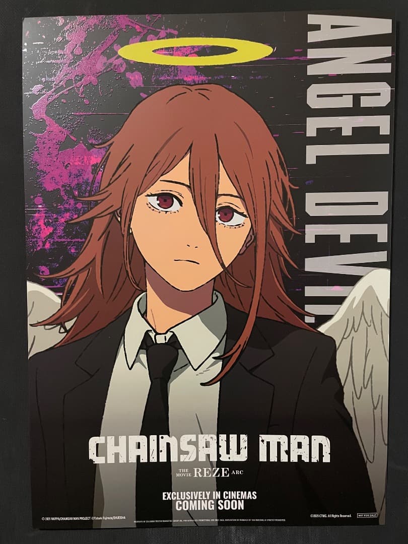 台湾劇場特典　チェンソーマン　蓄光A3ポスター　6種セット