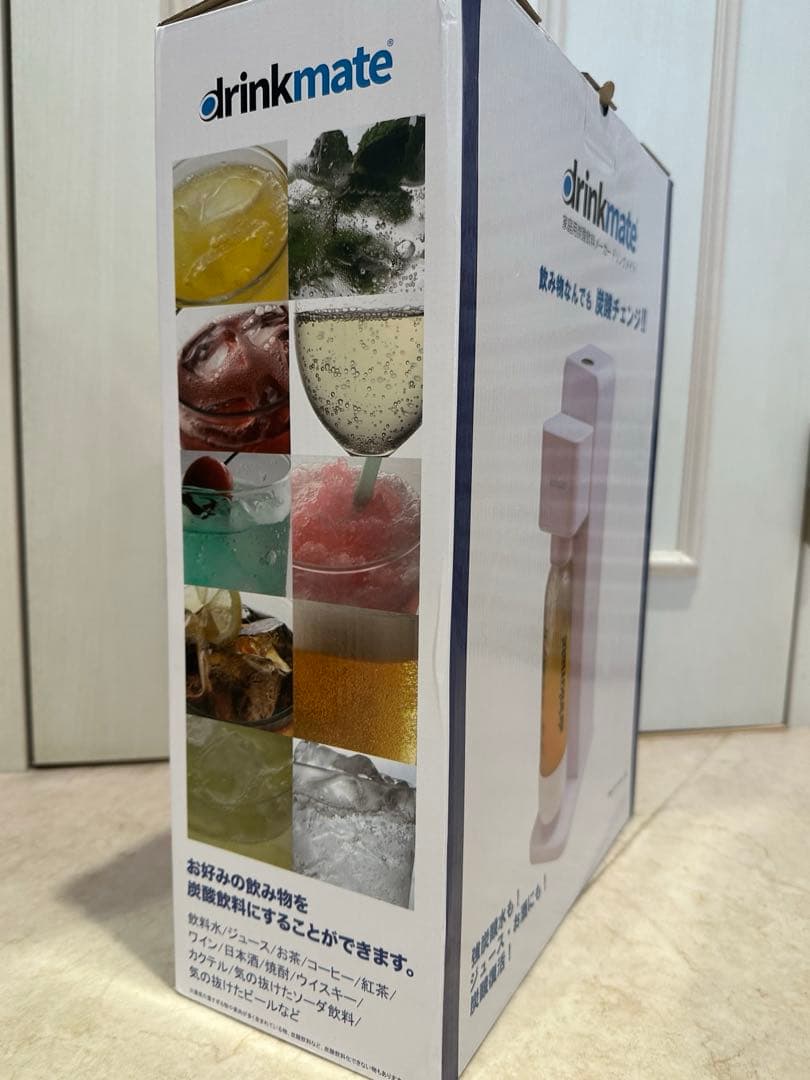 drinkmate 炭酸水メーカー ホワイト　新品未開封