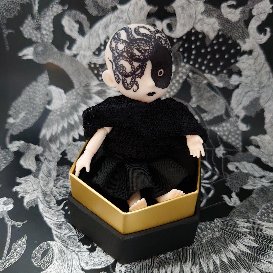 ドールミニヘッド 　蛸（たこ）【ヘッド+六角形の箱】※ボディ・背景は付属しません