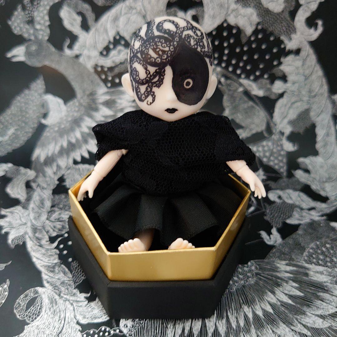 ドールミニヘッド 　蛸（たこ）【ヘッド+六角形の箱】※ボディ・背景は付属しません
