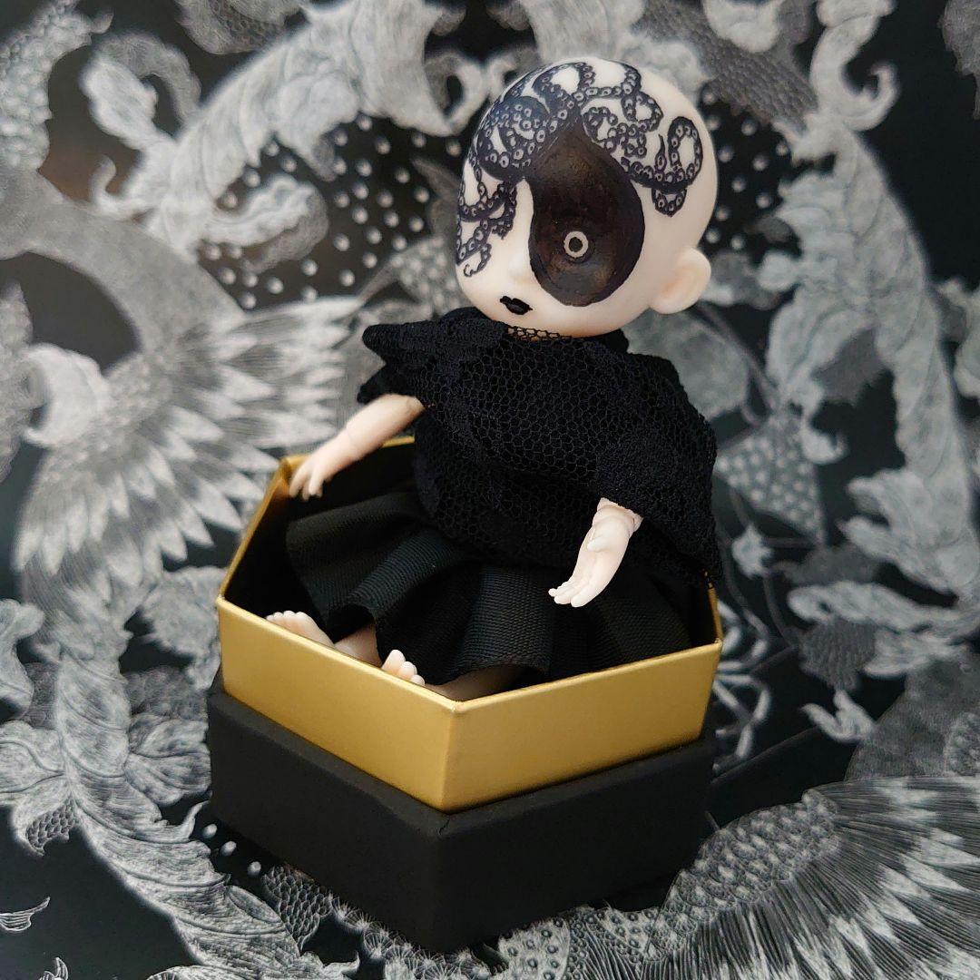 ドールミニヘッド 　蛸（たこ）【ヘッド+六角形の箱】※ボディ・背景は付属しません