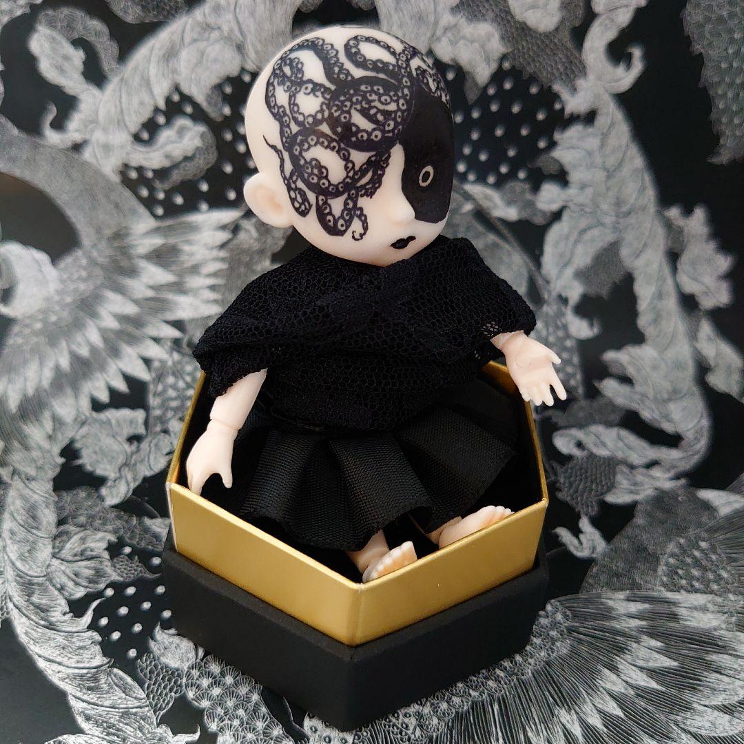 ドールミニヘッド 　蛸（たこ）【ヘッド+六角形の箱】※ボディ・背景は付属しません