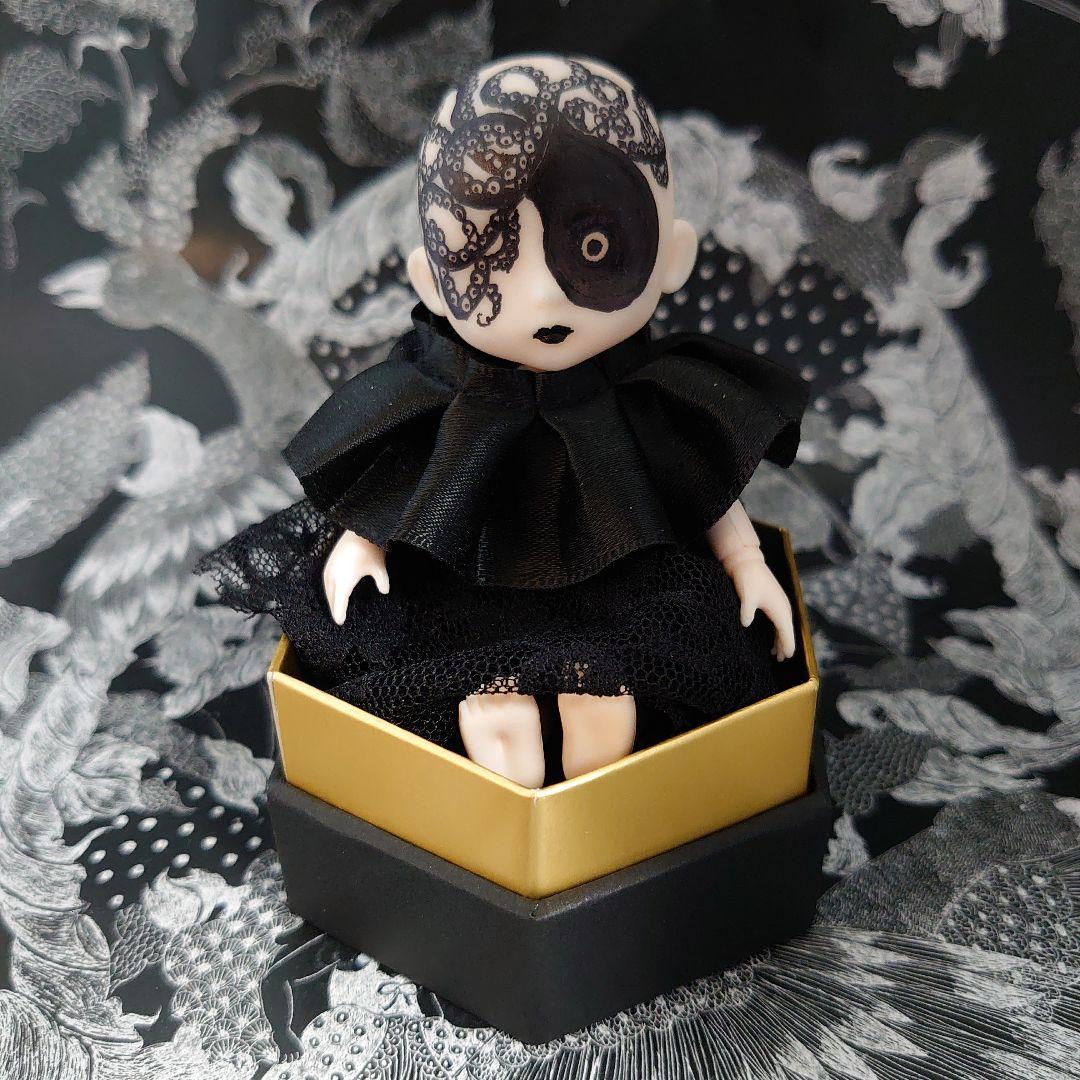 ドールミニヘッド 　蛸（たこ）【ヘッド+六角形の箱】※ボディ・背景は付属しません
