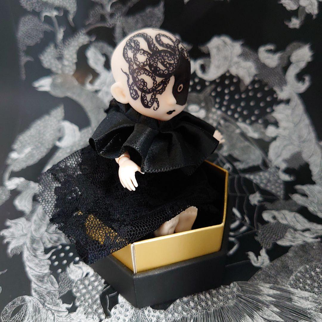 ドールミニヘッド 　蛸（たこ）【ヘッド+六角形の箱】※ボディ・背景は付属しません